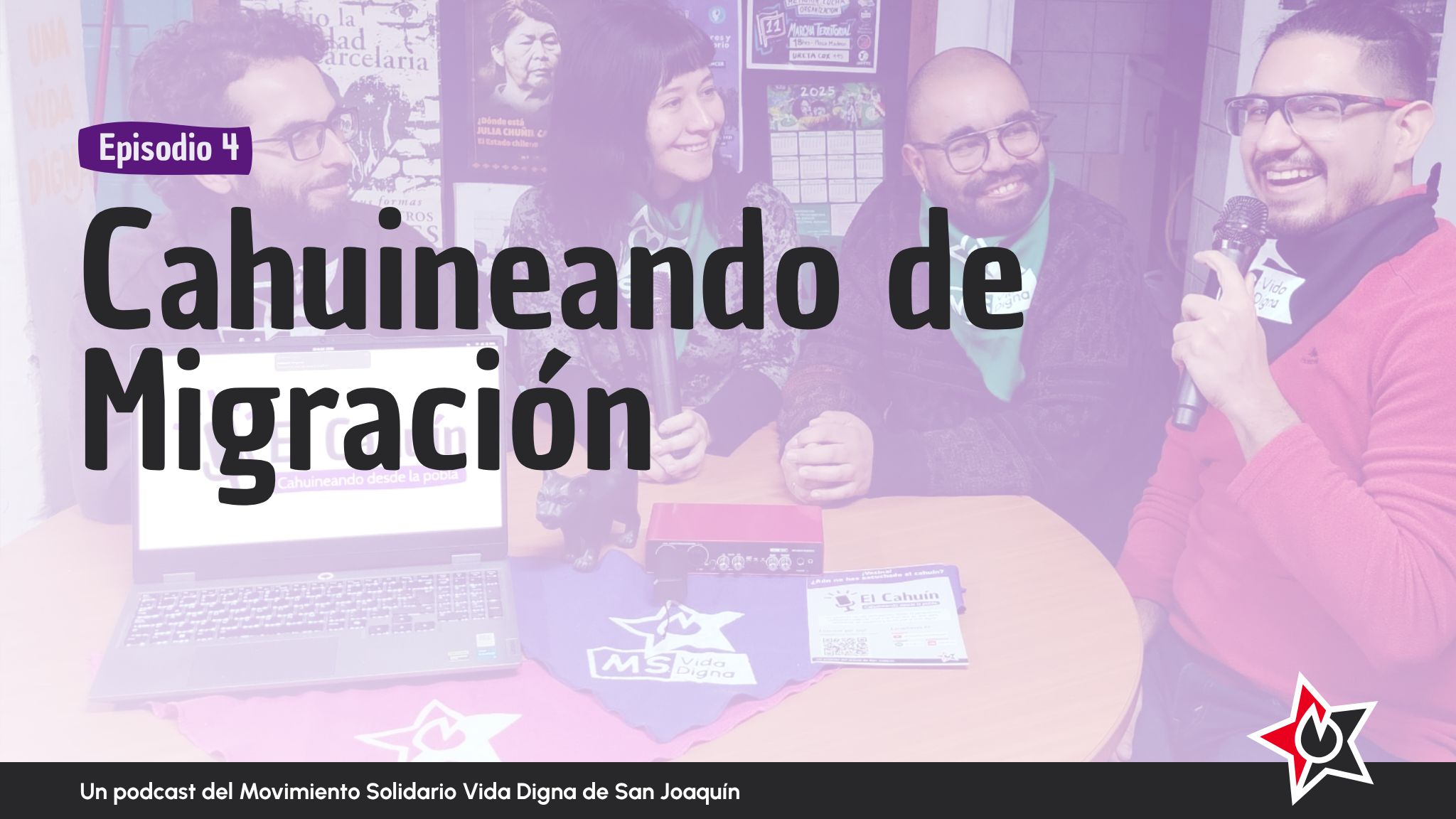 Portada de El Cahuín de Cahuineando de Migración