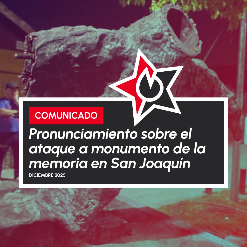 Imagen de Portada de Comunicado de Movimiento Solidario Vida Diga sobre Pronunciamiento sobre el ataque a monumento de la memoria en San Joaquín